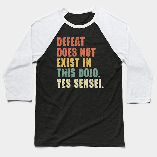 Strike First, Strike Hard, no Mercy - Yes Sensei -  Cobra Baseball T-Shirt by Pannolinno